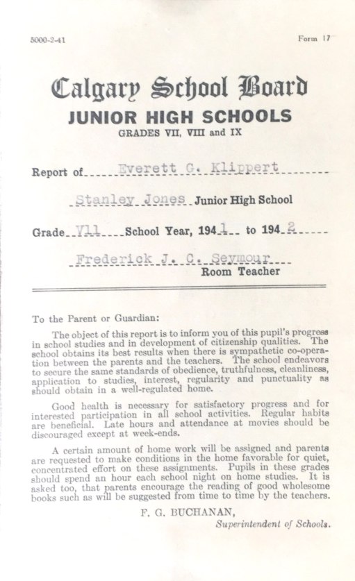 Klippert Report Card